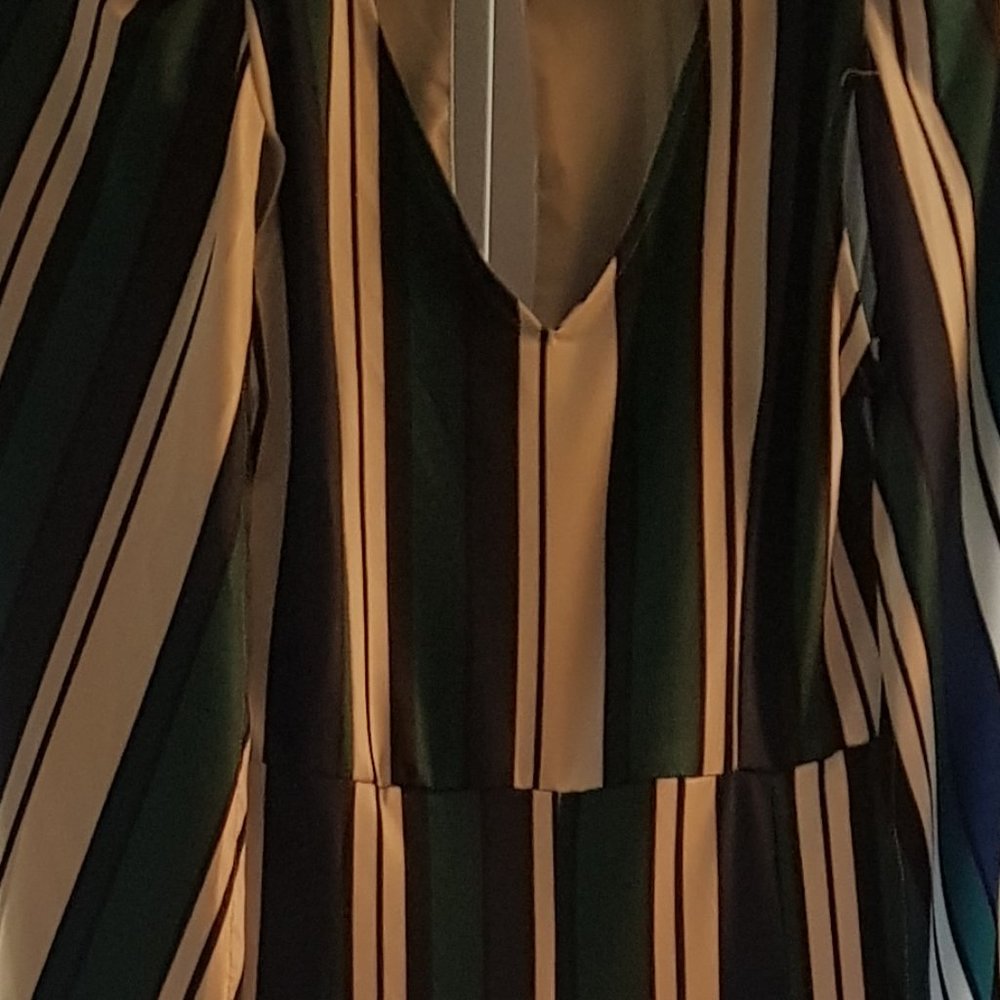Colorful Striped Women Mantle Style Casual Long Ju